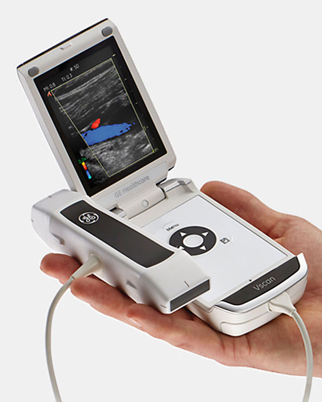 GE VSCAN with Dual Probe Ultrasound Machine